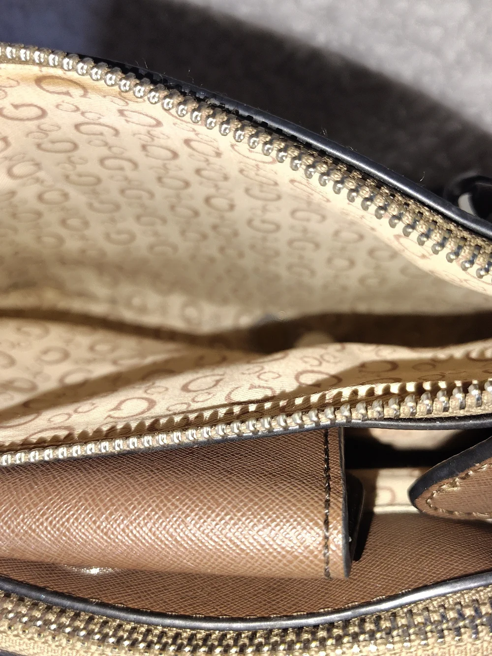GUESS | G Signature Brown Satchel Bag
